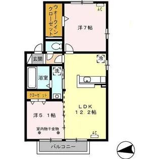 フォルモーント【2階】の間取り