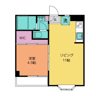 ルミエール町屋【3階】の間取り