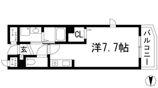 コンフォート宝塚【2階】の間取り