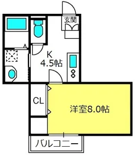 サン・パル【1階】の間取り