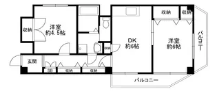 グランドゥール池田【4階】の間取り