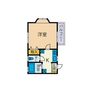 グリーンピア【1階】の間取り