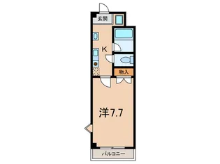 ルポエ-ル岡本【1階】の間取り