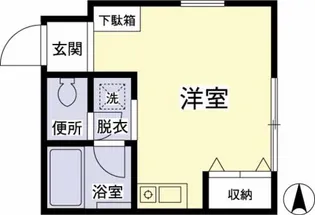 コーポ樹【2階】の間取り