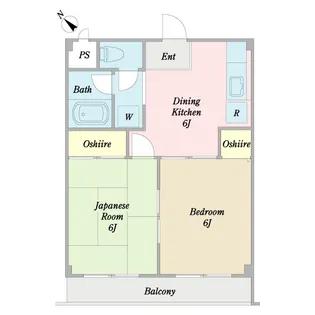 コーセー北葛西【2階】の間取り