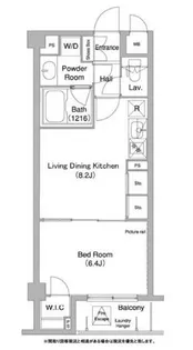 コンフォリア目黒長者丸【2階】の間取り