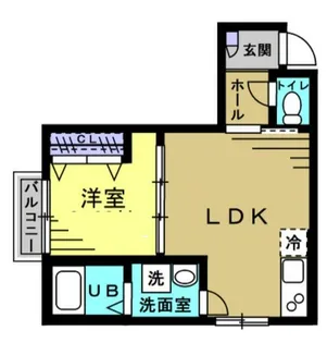 KH谷津【2階】の間取り