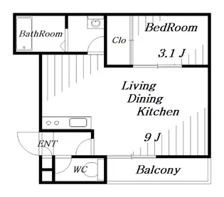 GRANDTIC GRACE【1階】の間取り