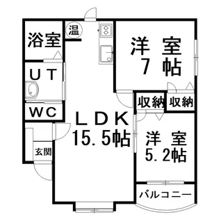 Die・Perle(ディ・ペルレ)【1階】の間取り