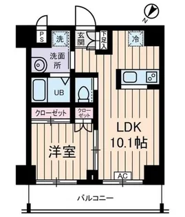 プレデパルク3【6階】の間取り