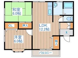 スターライト参番館【1階】の間取り