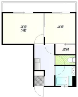 第一協友館マンション【1階】の間取り