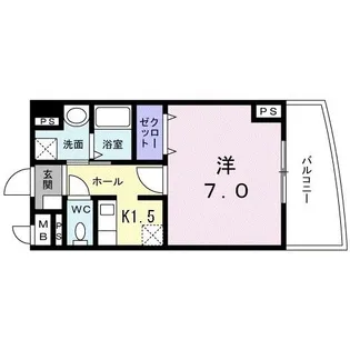 カスティージョ【4階】の間取り