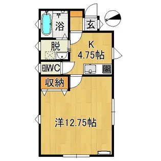 アサヒハイツ【1階】の間取り