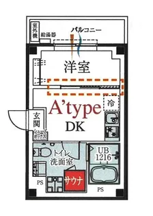 b’CASA ASAKUSA IMADO【1階】の間取り