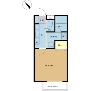 プルニエVIII【1階】の間取り