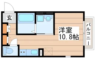 エアフォルク小松島【2階】の間取り