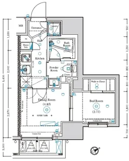AXAS駒込アジールコート【7階】の間取り