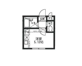 ウィズ・プレイス カッサ・エヌ【2階】の間取り