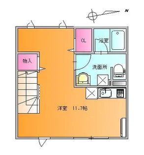 カステッロ八日町【2階】の間取り