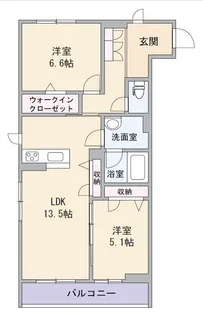SHMプレベールB【3階】の間取り
