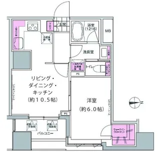 プレジリア東日本橋【2階】の間取り