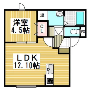 シャルム中島・1番館【2階】の間取り