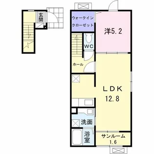 カーサ・エスペランサII【2階】の間取り