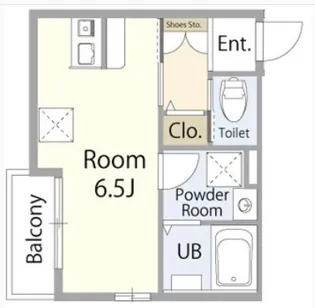 Charmaine東中野【2階】の間取り