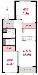 八雲3丁目PH【3階】の間取り
