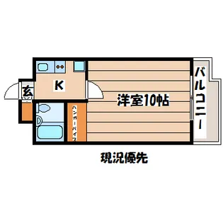 エグゼクティブ上杉【3階】の間取り