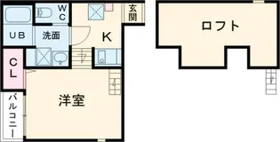 Prestige三宮東【2階】の間取り