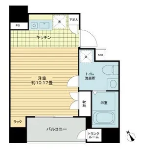 アヴァンツァーレ田端【6階】の間取り