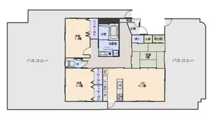 エレガンス北麓【5階】の間取り