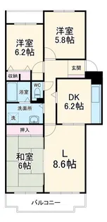 サーラシティ本郷弐番館 502号室【4階】の間取り