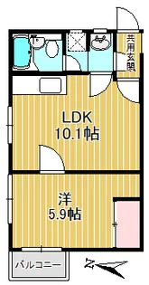 平山荘【2階】の間取り