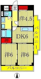 ネモト第三ビル【5階】の間取り