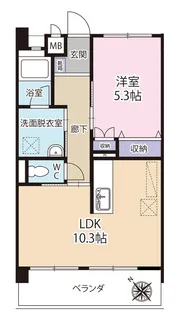 プランドールトミ【4階】の間取り