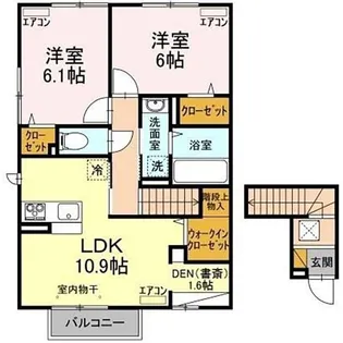 マルム AB【2階】の間取り