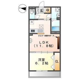 ボーネ【1階】の間取り