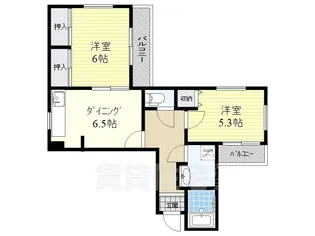 EXE金山【2階】の間取り