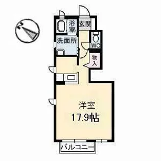 グランドメゾン糸崎 A棟【1階】の間取り