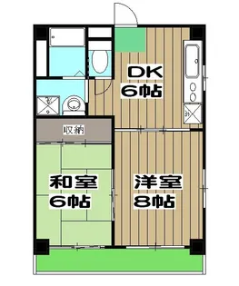 ブルク【2階】の間取り