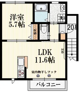 リヴェル吉祥寺【2階】の間取り