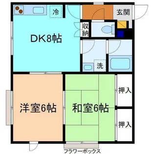 ミチアンネタージュ【1階】の間取り