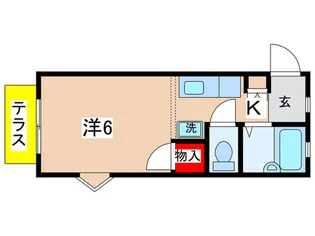 飯島コ-ポ【1階】の間取り