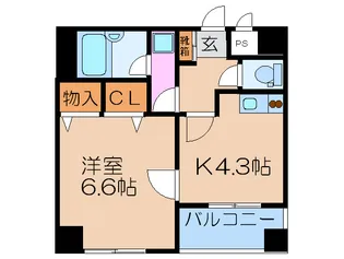 阪神ハイグレ-ドマンション11番館【2階】の間取り