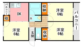 OASIS柏の森【3階】の間取り