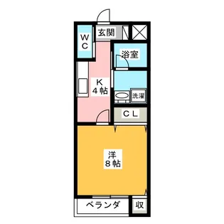 ロイヤル・オーク【1階】の間取り