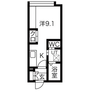 ロワ・ブリック【4階】の間取り